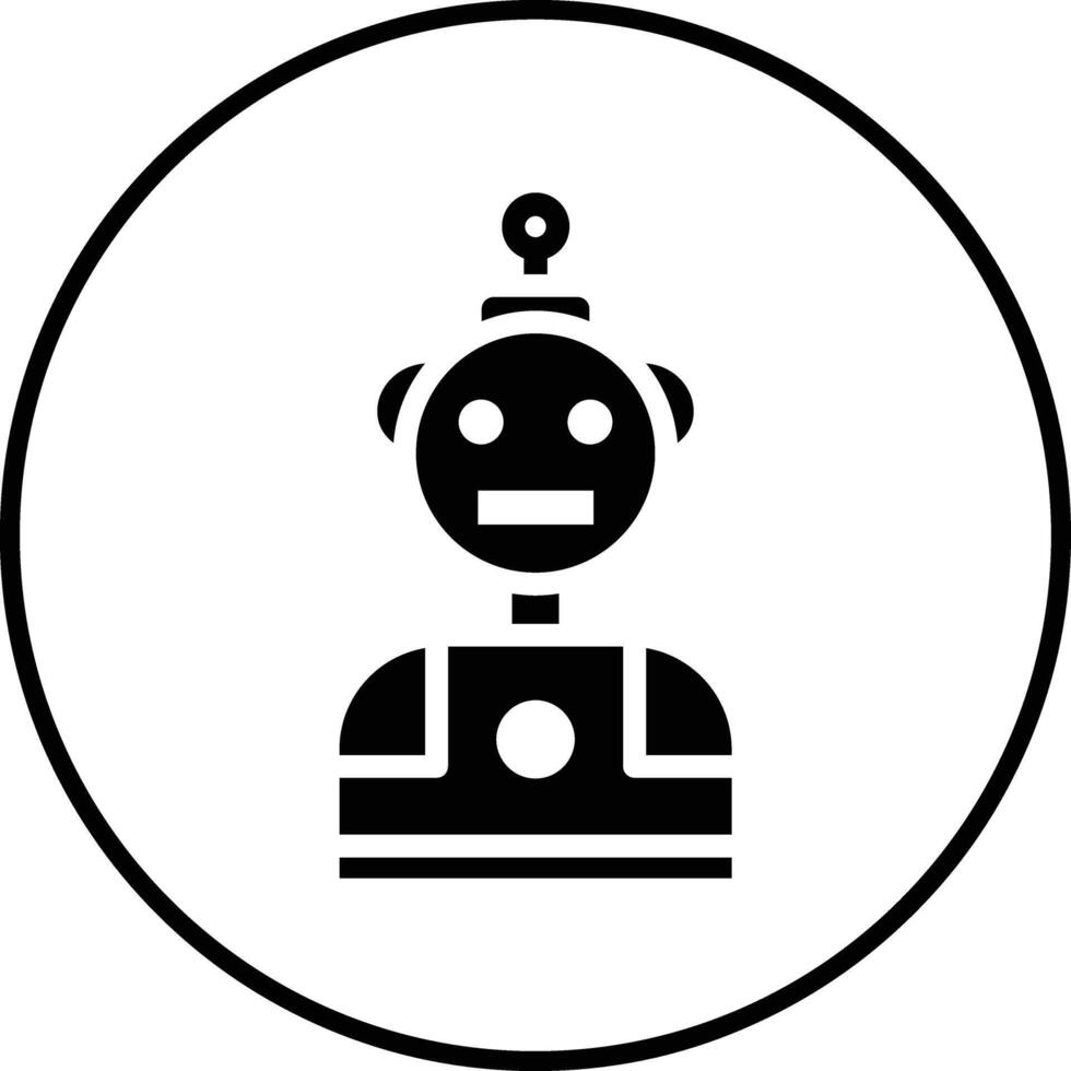 icono de vector de robótica