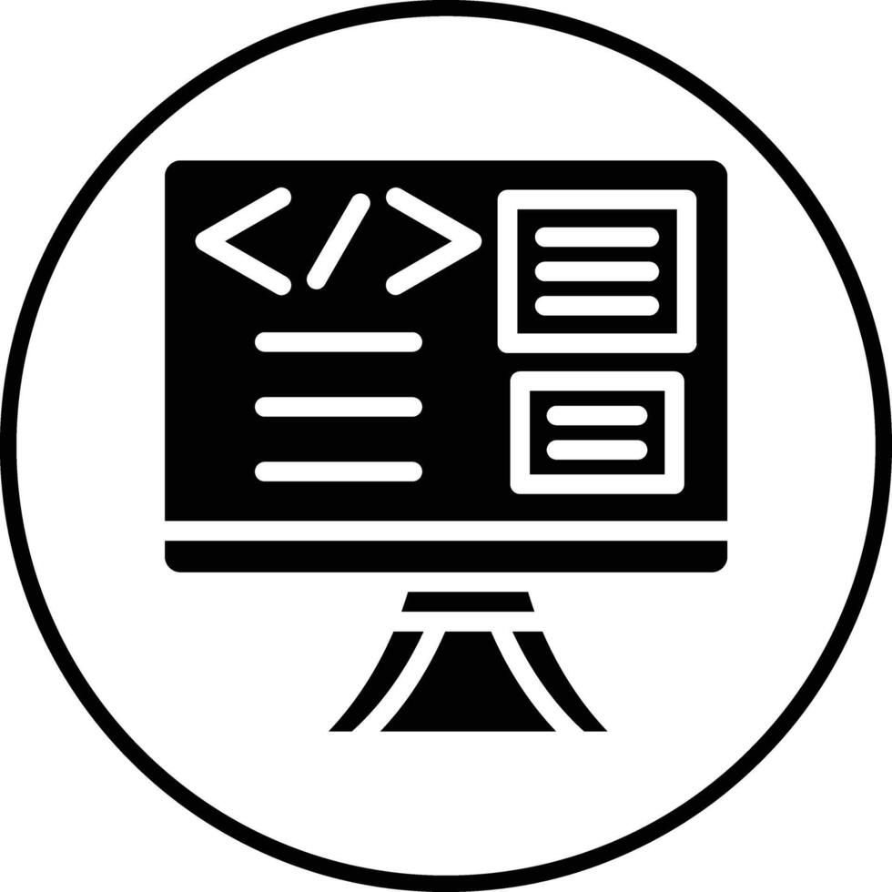 Web Programming Vector Icon