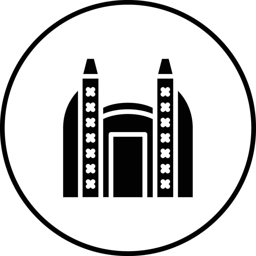 Ishtar Gate Vector Icon