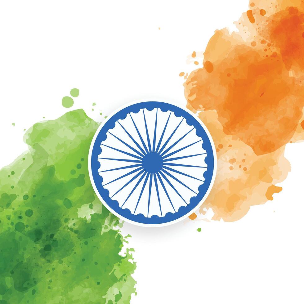 Happy Republic 26 January day Typography Design and Indian people celebrating Republic day vector