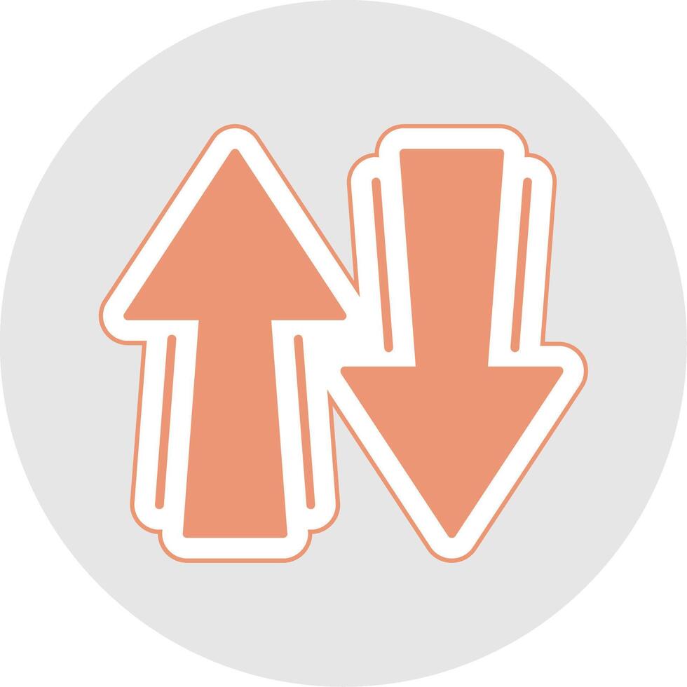 Sign Glyph Multicolor Sticker Icon vector