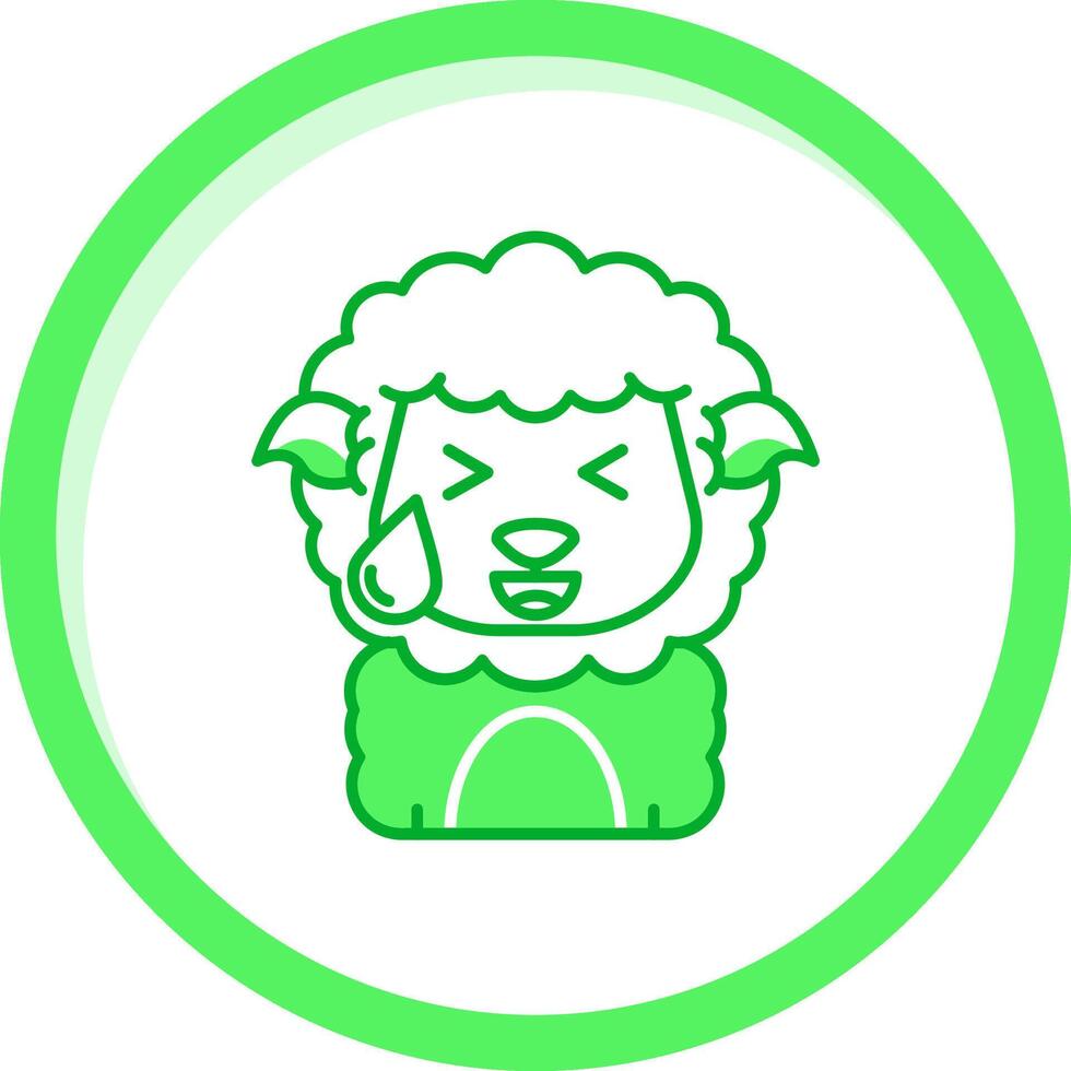 Sweat Green mix Icon vector