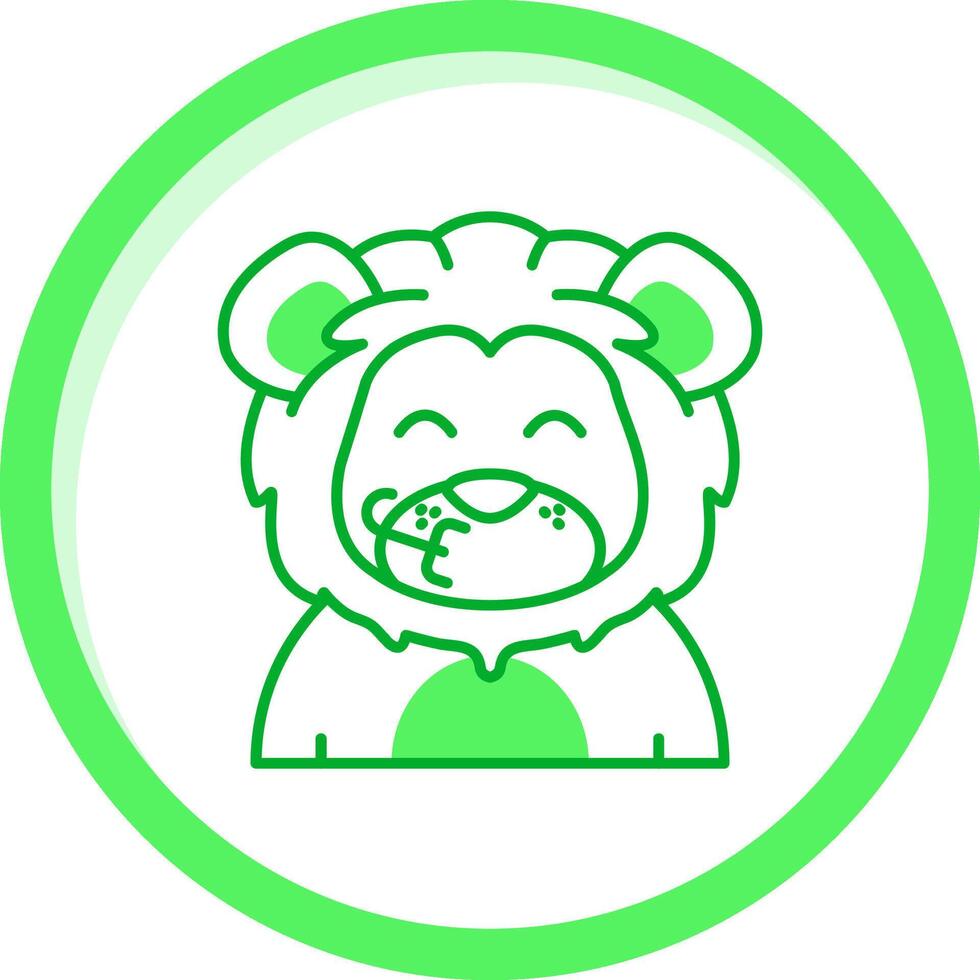 Congratulation Green mix Icon vector