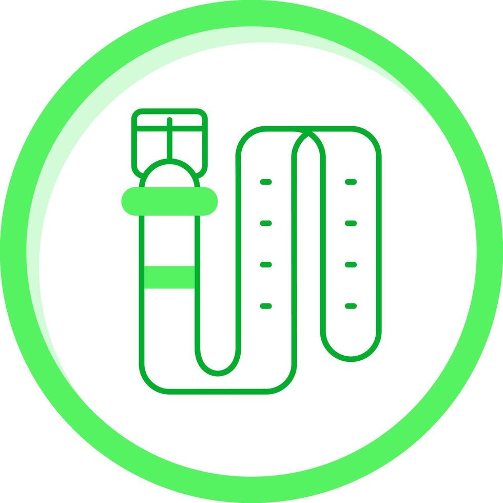 Belt Green mix Icon vector