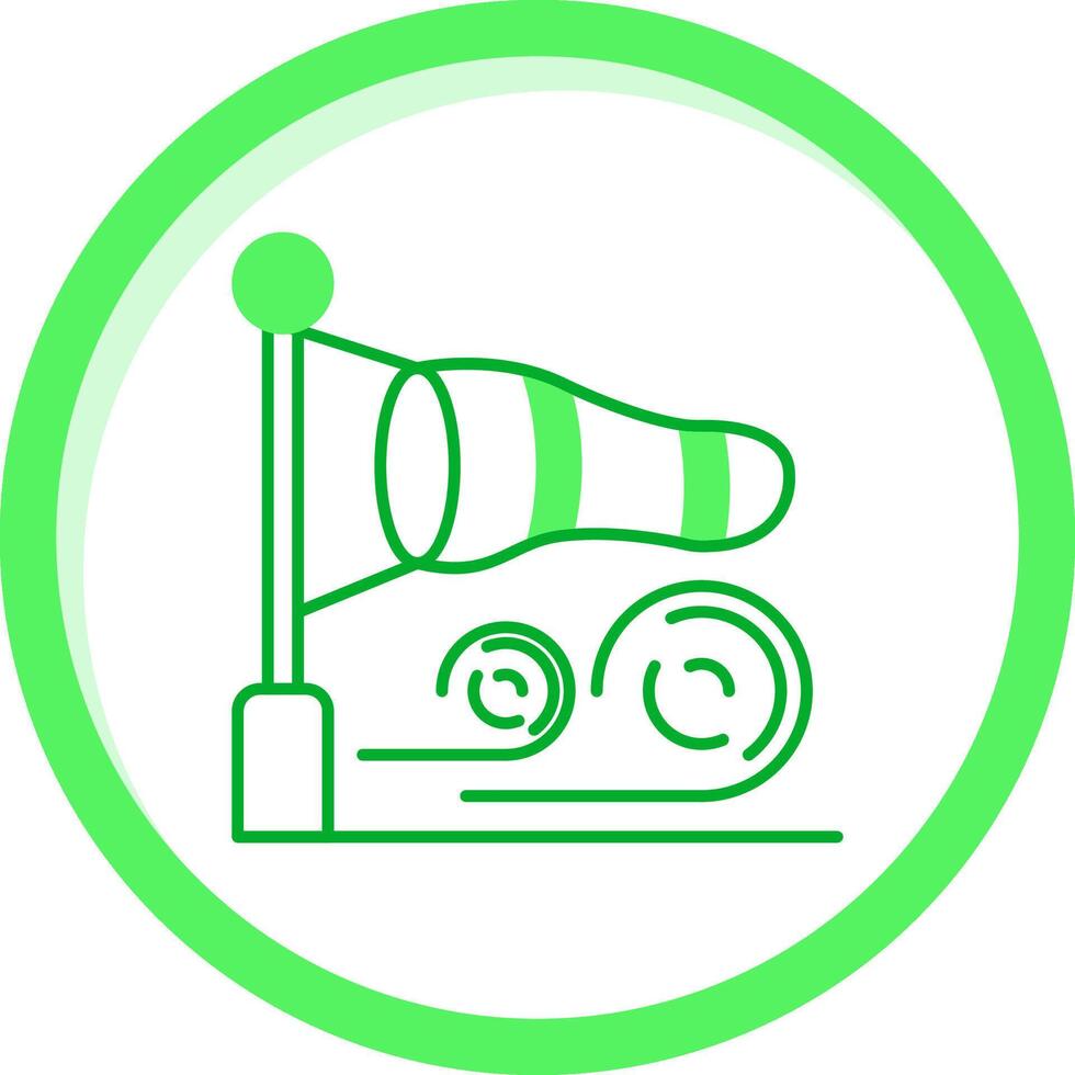 Direction Green mix Icon vector