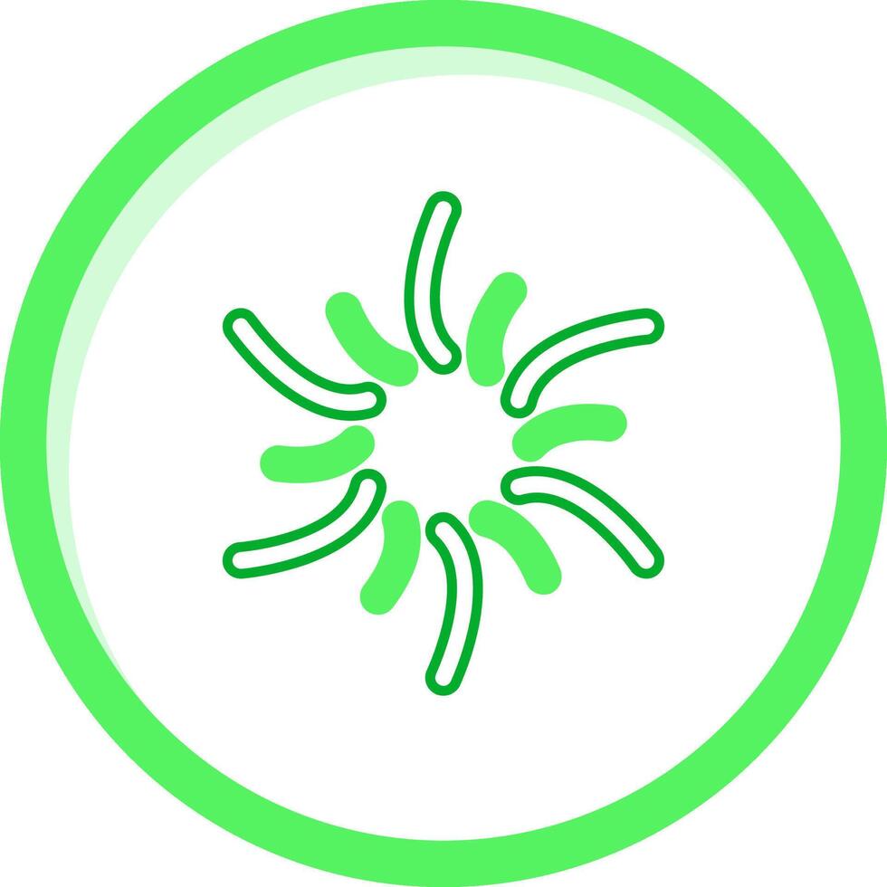 Cyclone Green mix Icon vector