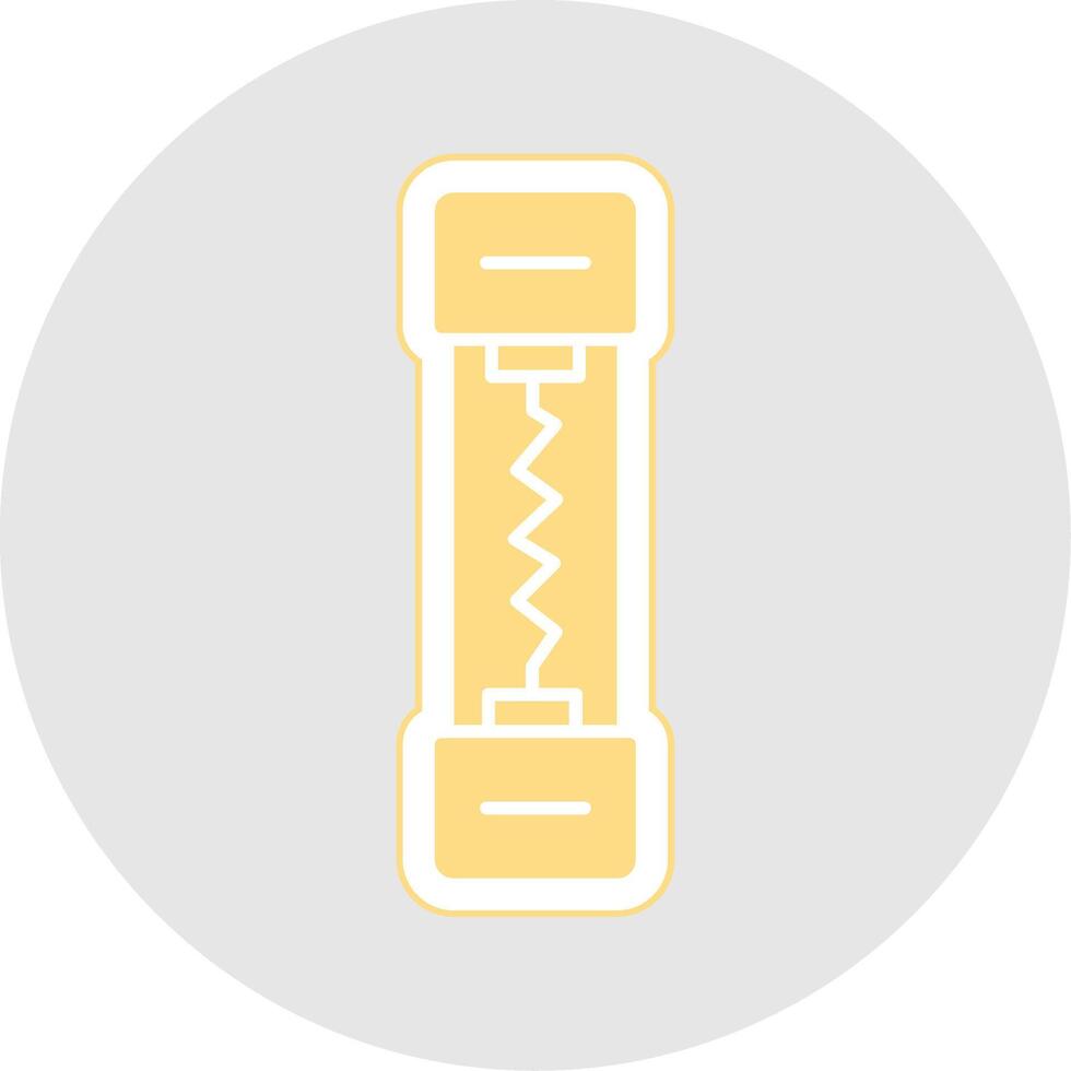 Fuse Glyph Multicolor Sticker Icon vector