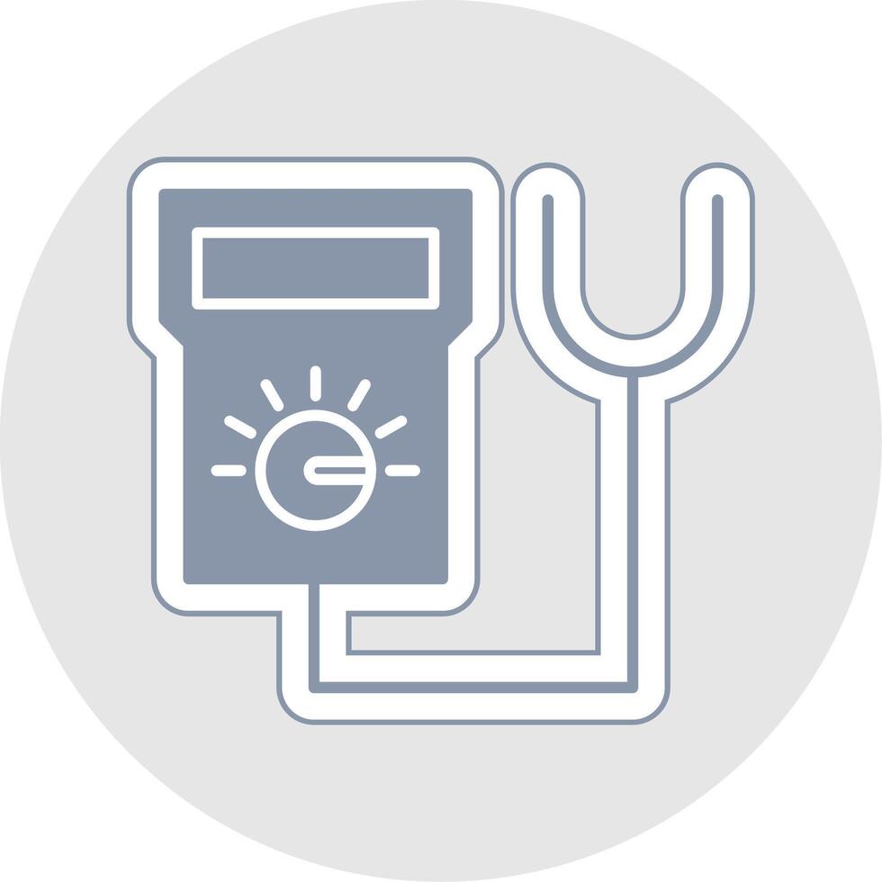 Tester Glyph Multicolor Sticker Icon vector