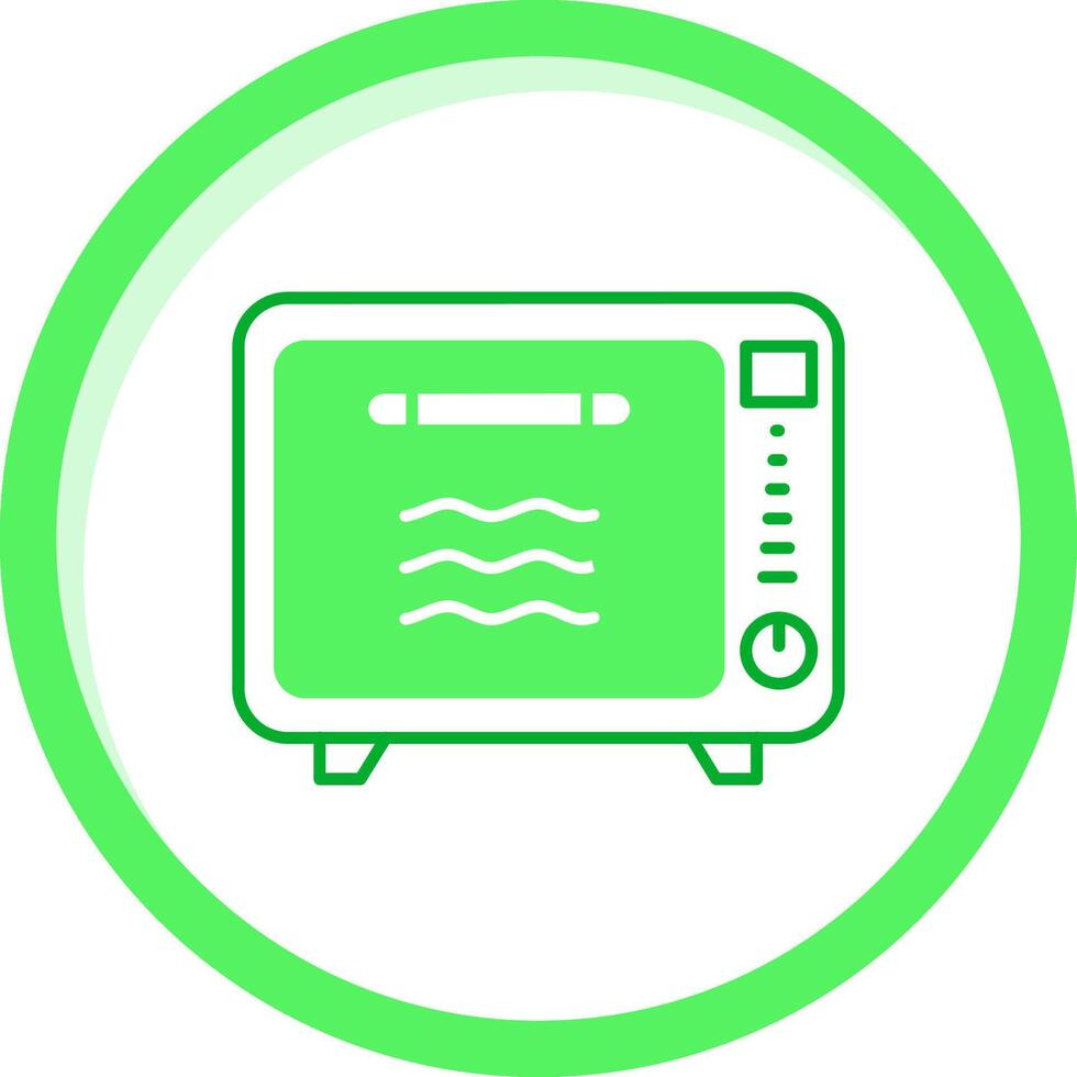 Oven Green mix Icon vector