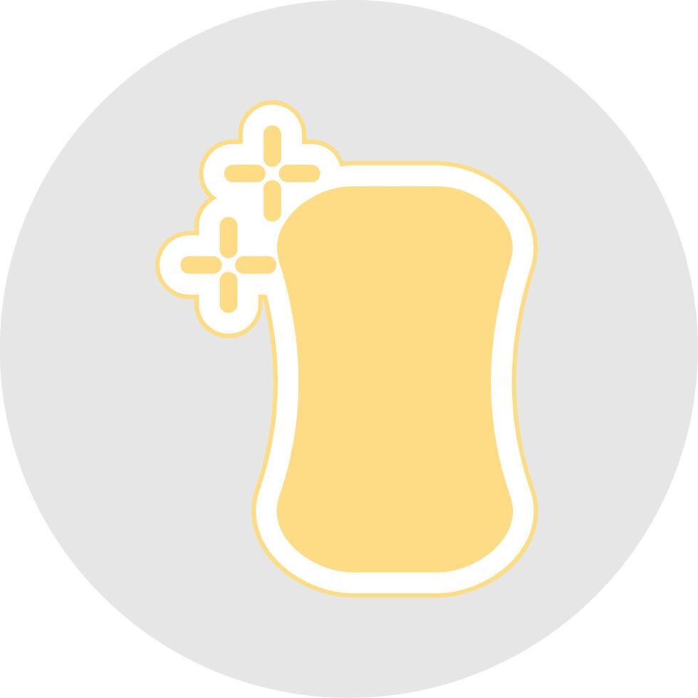 Soap Glyph Multicolor Sticker Icon vector