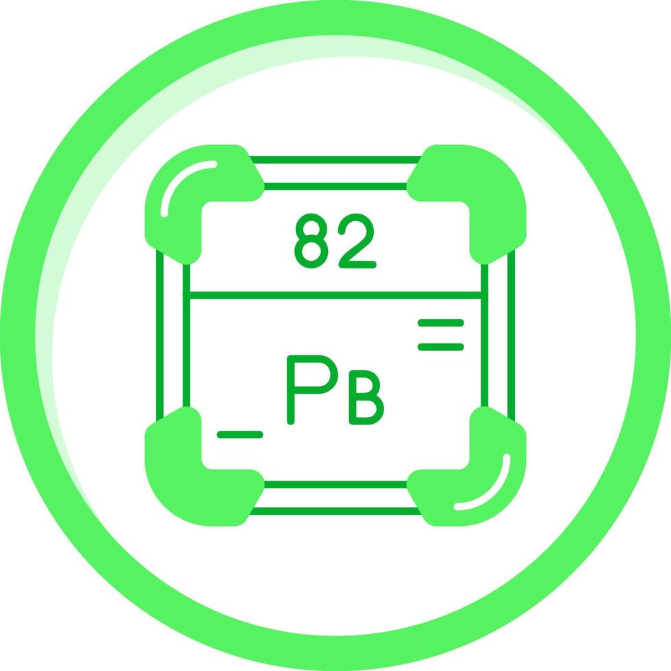 Lead Green mix Icon vector
