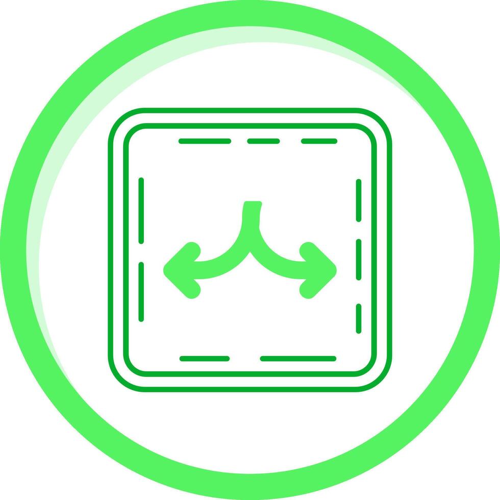 Shuffle Green mix Icon vector