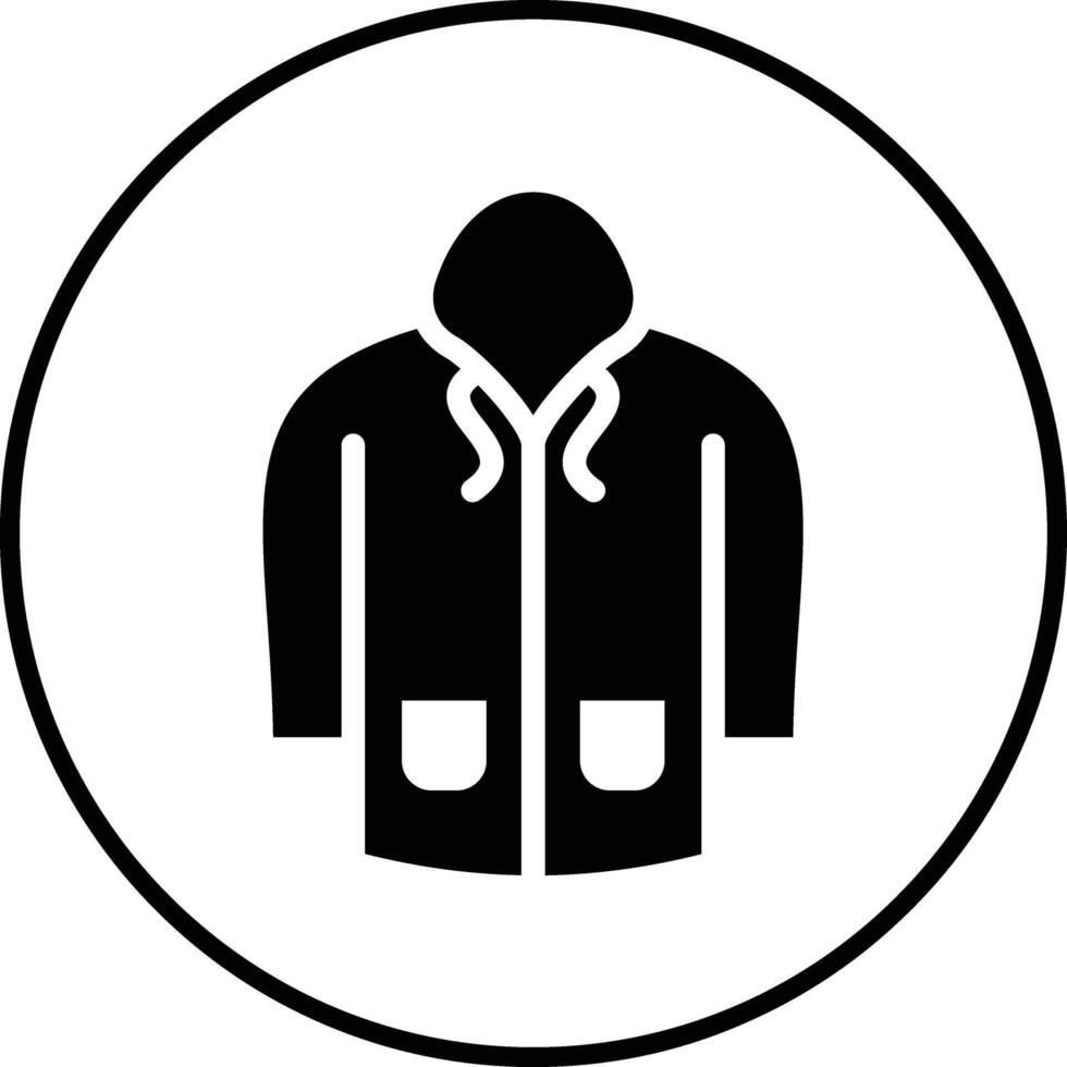 Raincoat Vector Icon