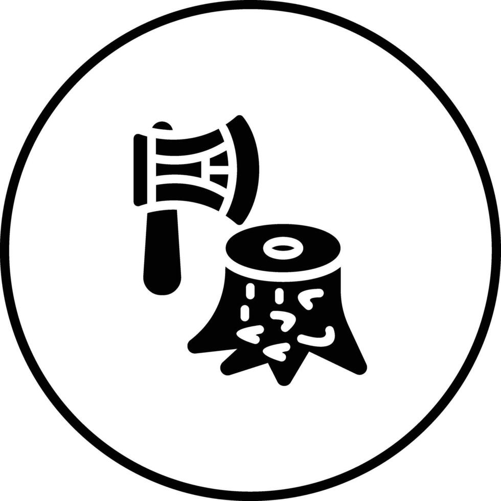 Deforestation Vector Icon
