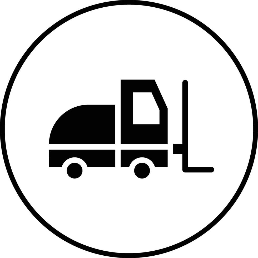 Forklift Vector Icon