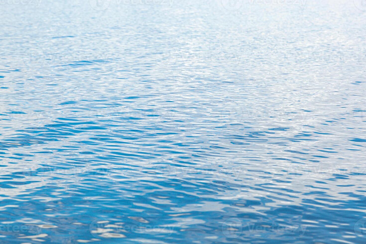 beautiful sea landscape with waves of blue color photo