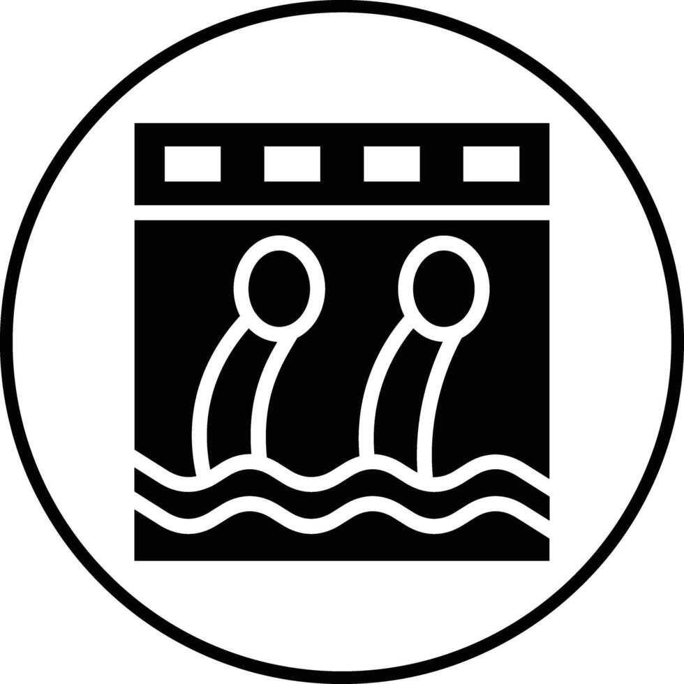 Hydroelectricity Vector Icon