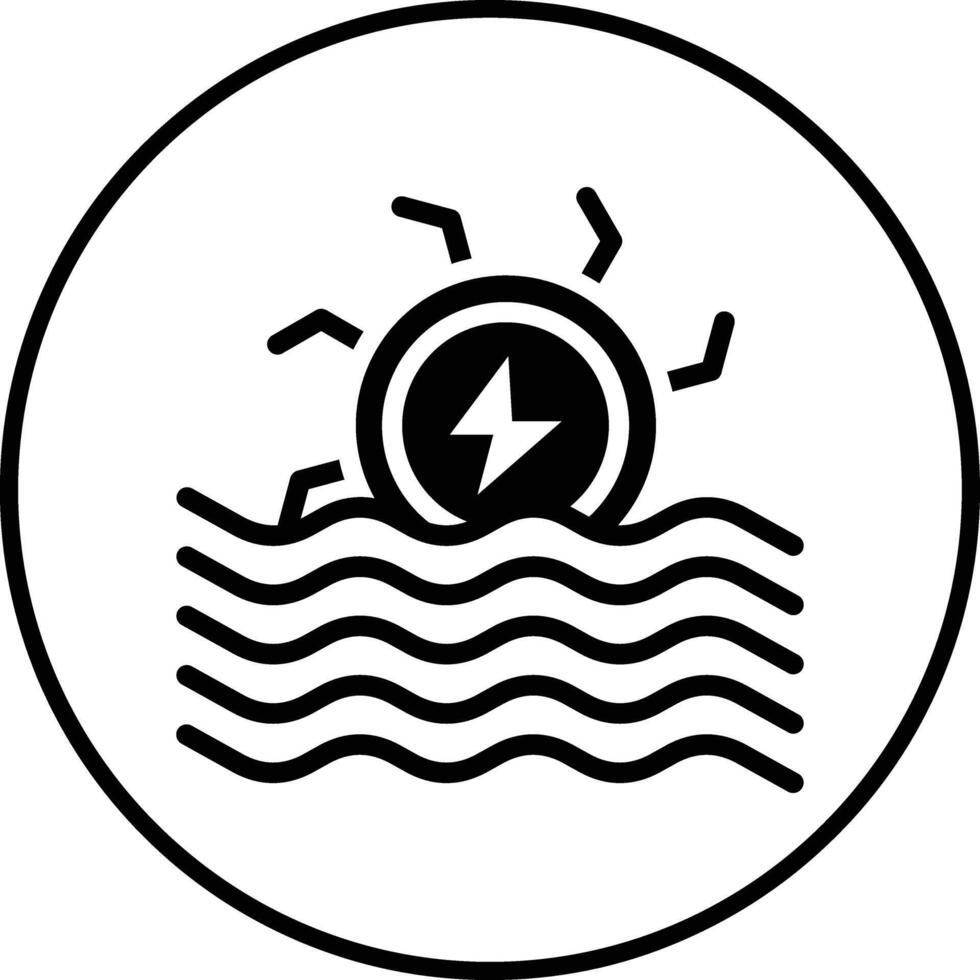 Hydro Power Vector Icon