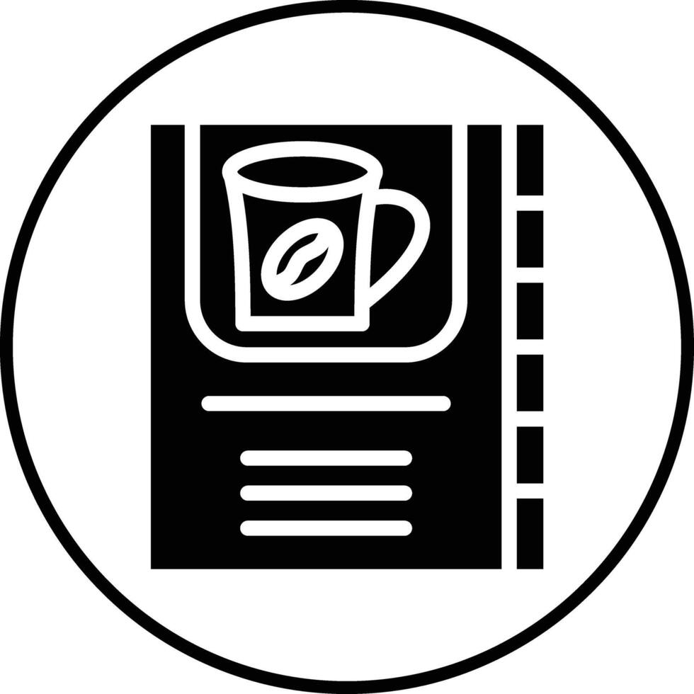 café tarjeta vector icono