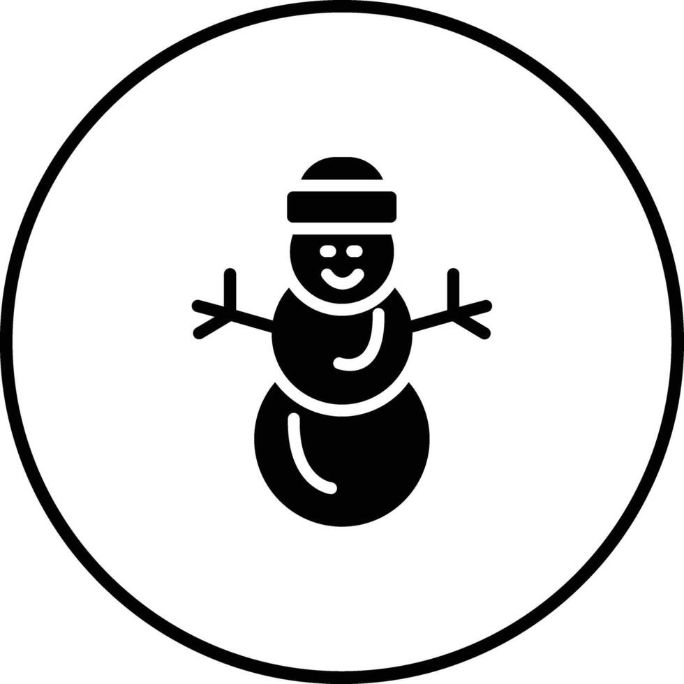 Snowman Vector Icon