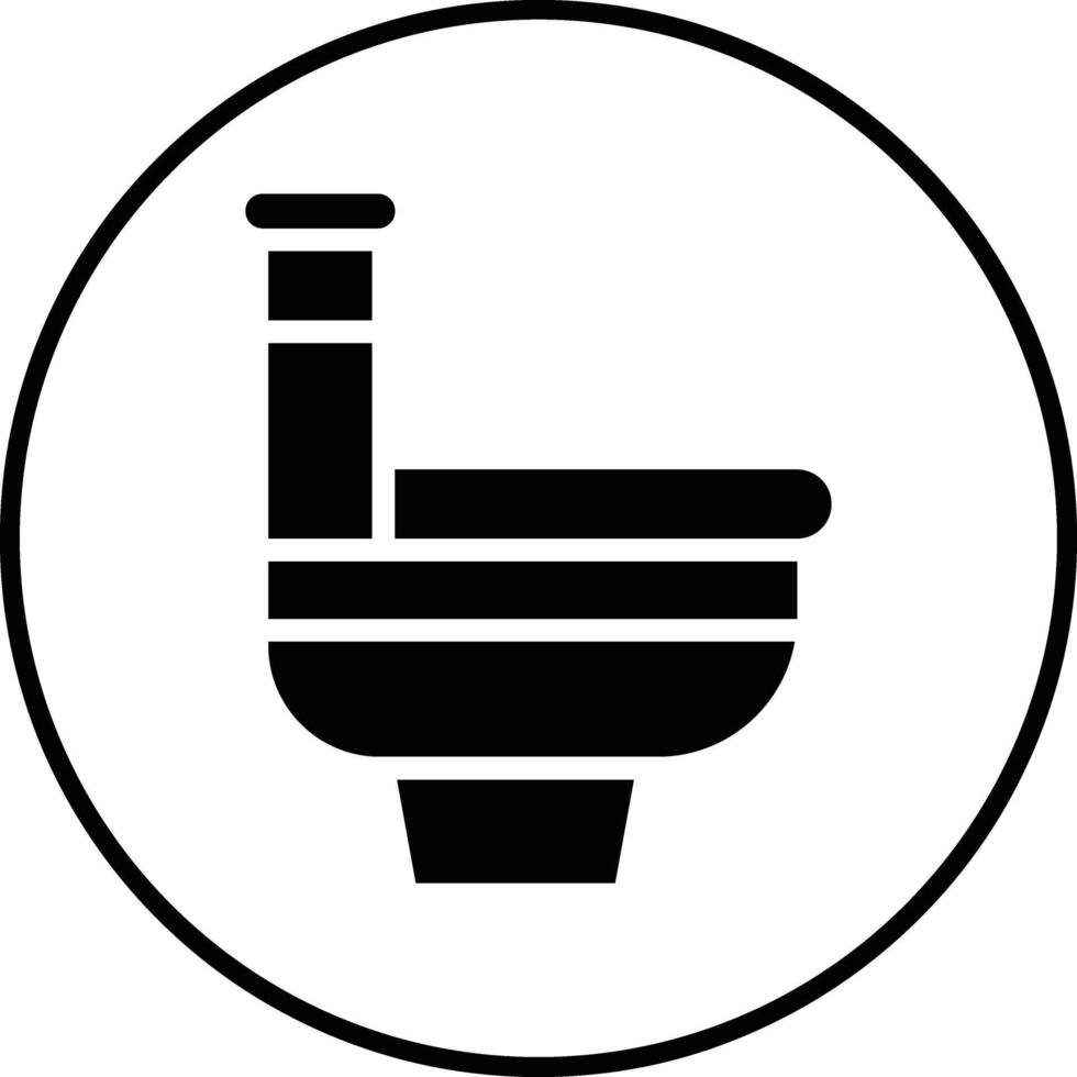 icono de vector de baño