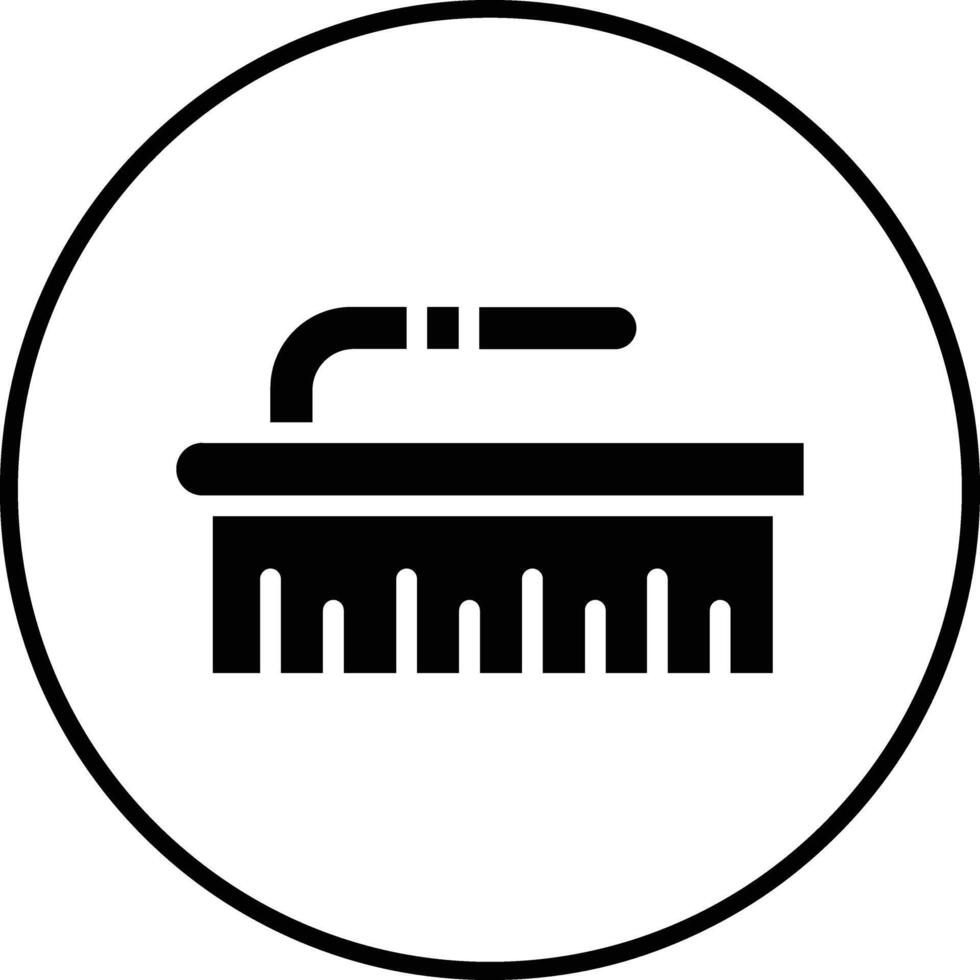 Cleaning Brush Vector Icon