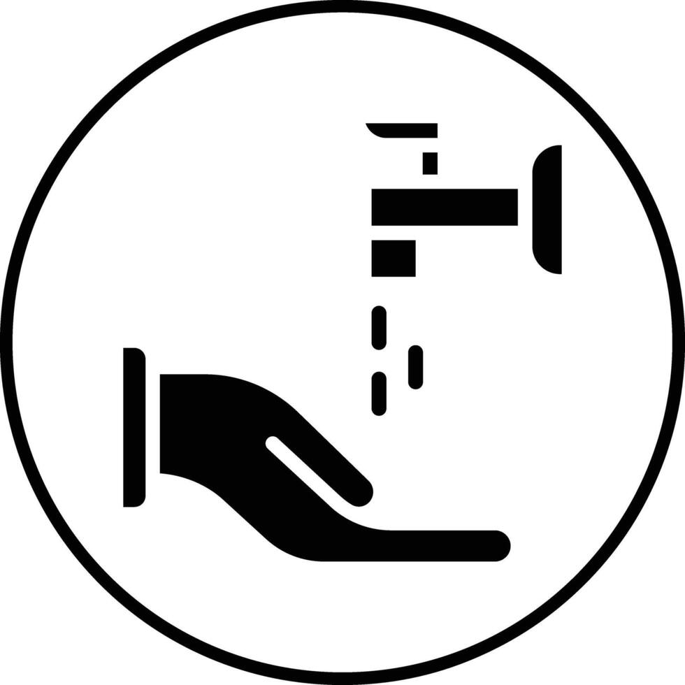 Washing Hands Vector Icon