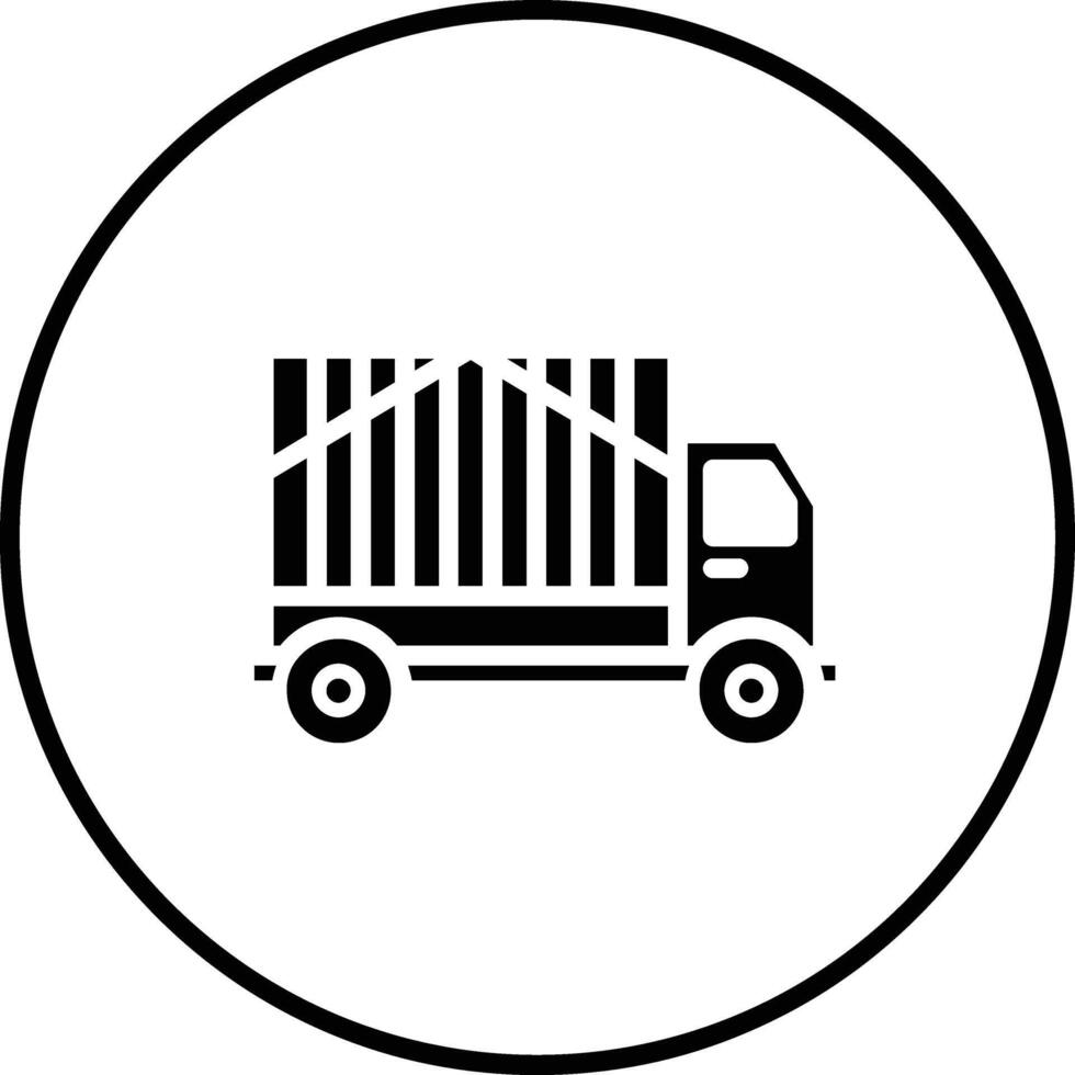 Cargo Truck Vector Icon