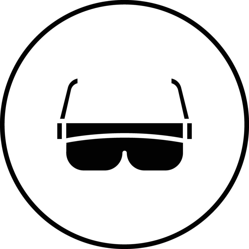 Safety Glasses Vector Icon