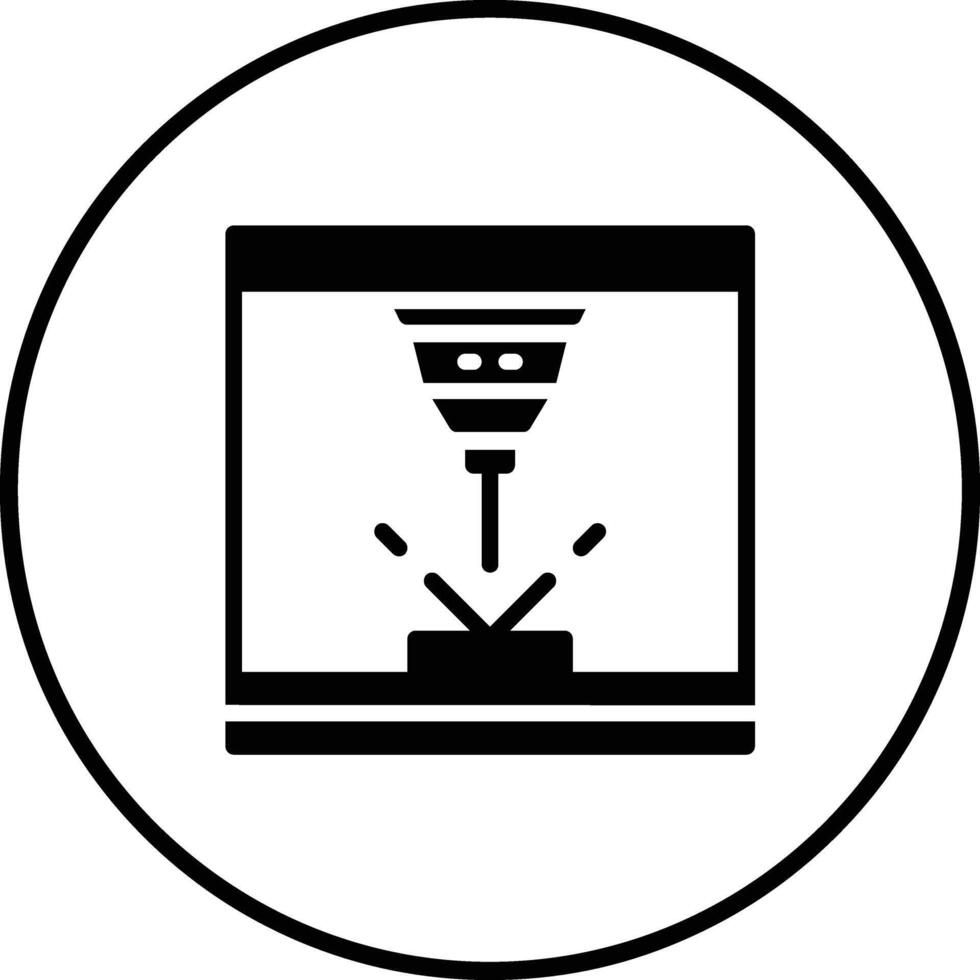 Plasma Laser Vector Icon