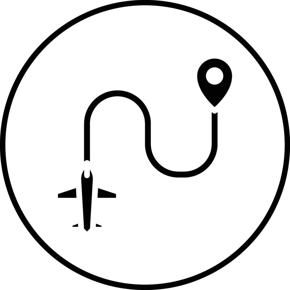 Flight Directions Vector Icon