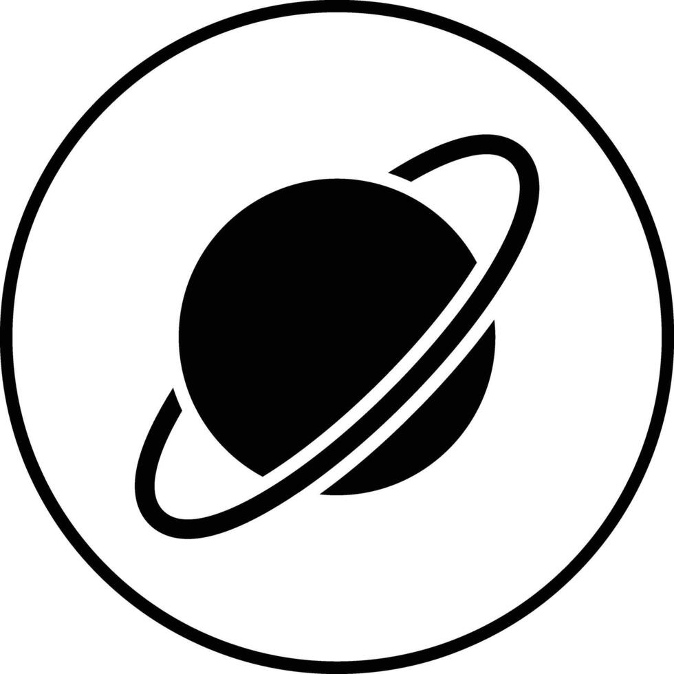 Saturn Vector Icon