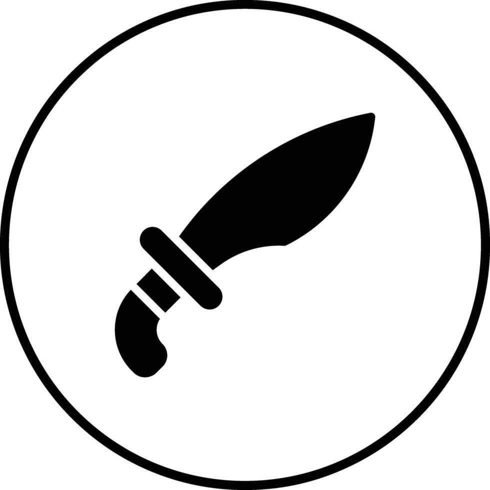 Pirate Knife Vector Icon