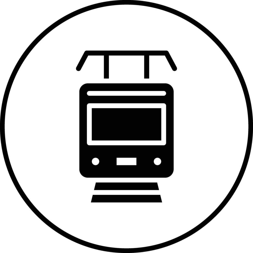 icono de vector de tren