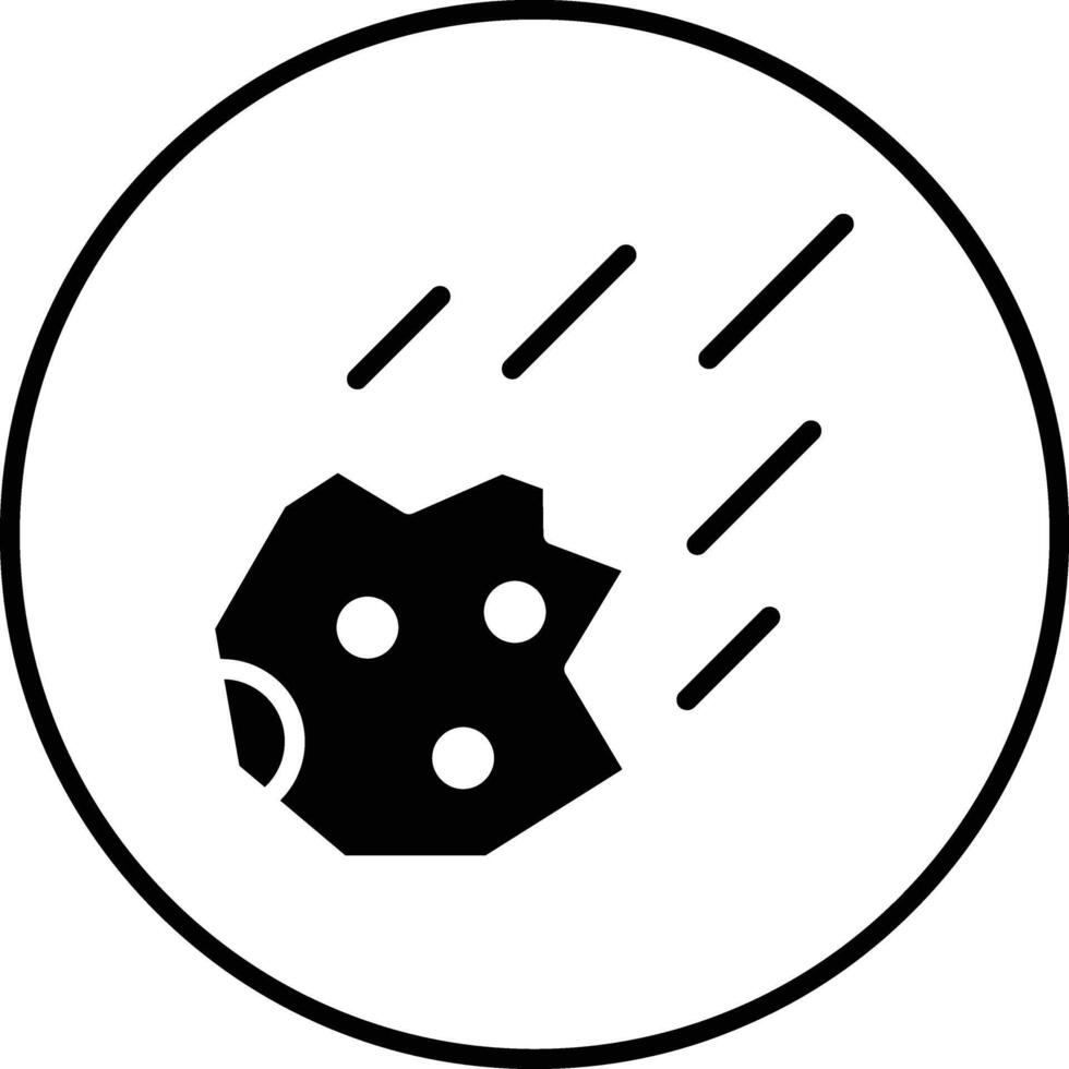 Asteroid Vector Icon