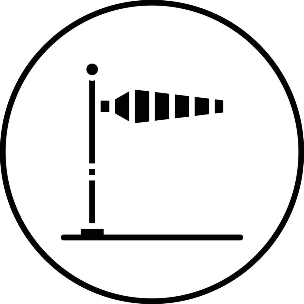 Windsock Vector Icon
