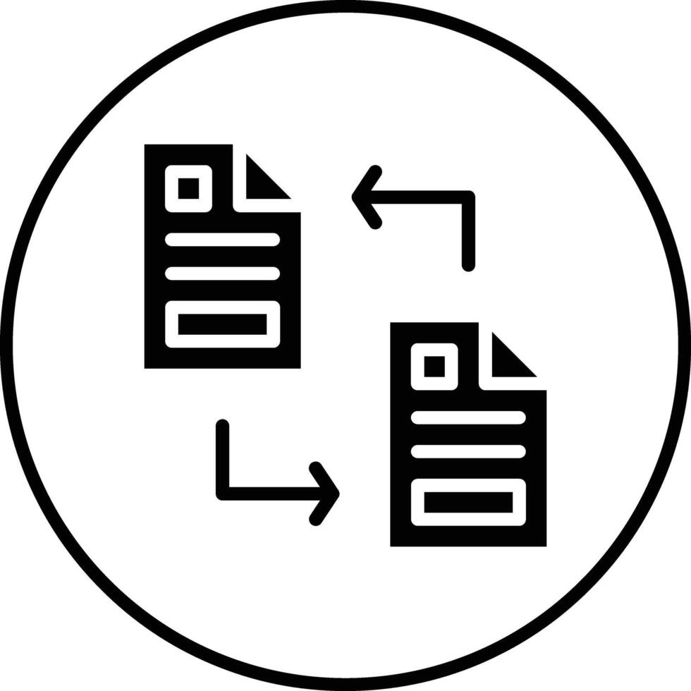 File Transfer Vector Icon