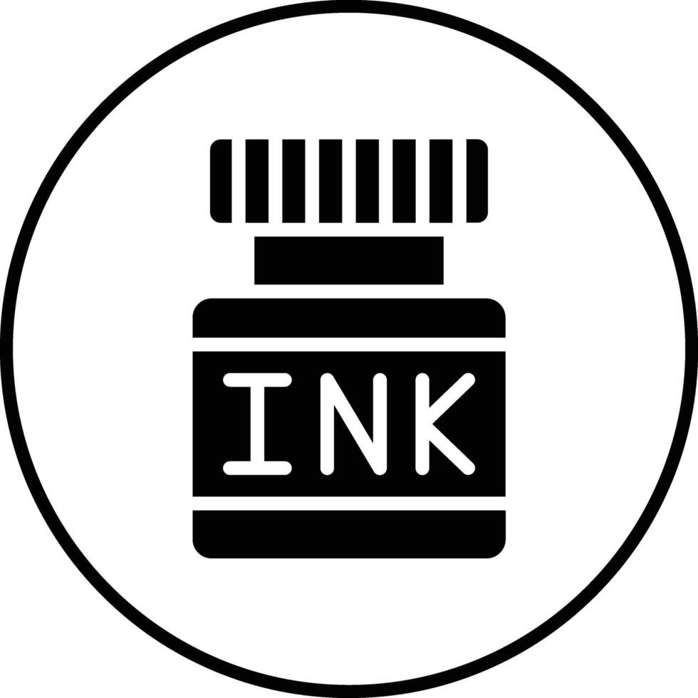 icono de vector de tinta