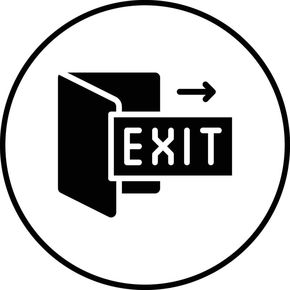 Fire Exit Vector Icon