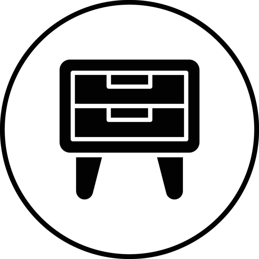 Night Stand Vector Icon