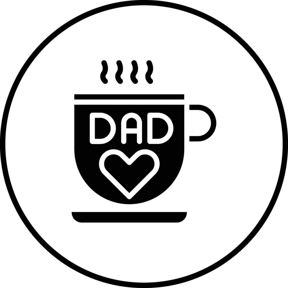 DAD Mug Vector Icon