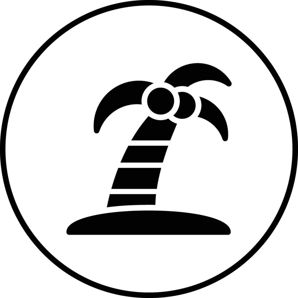 Coconut Tree Vector Icon