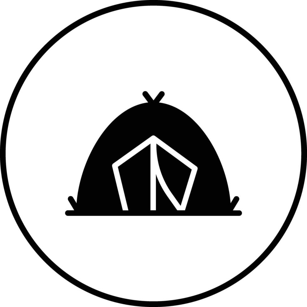 Summer Tent Vector Icon