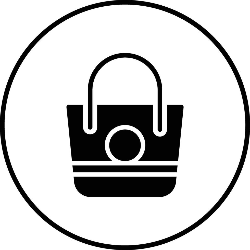 Beach Bag Vector Icon