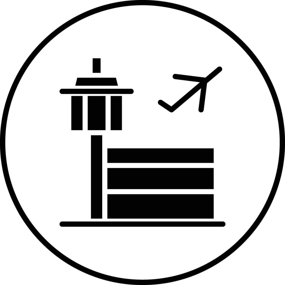 icono de vector de aeropuerto