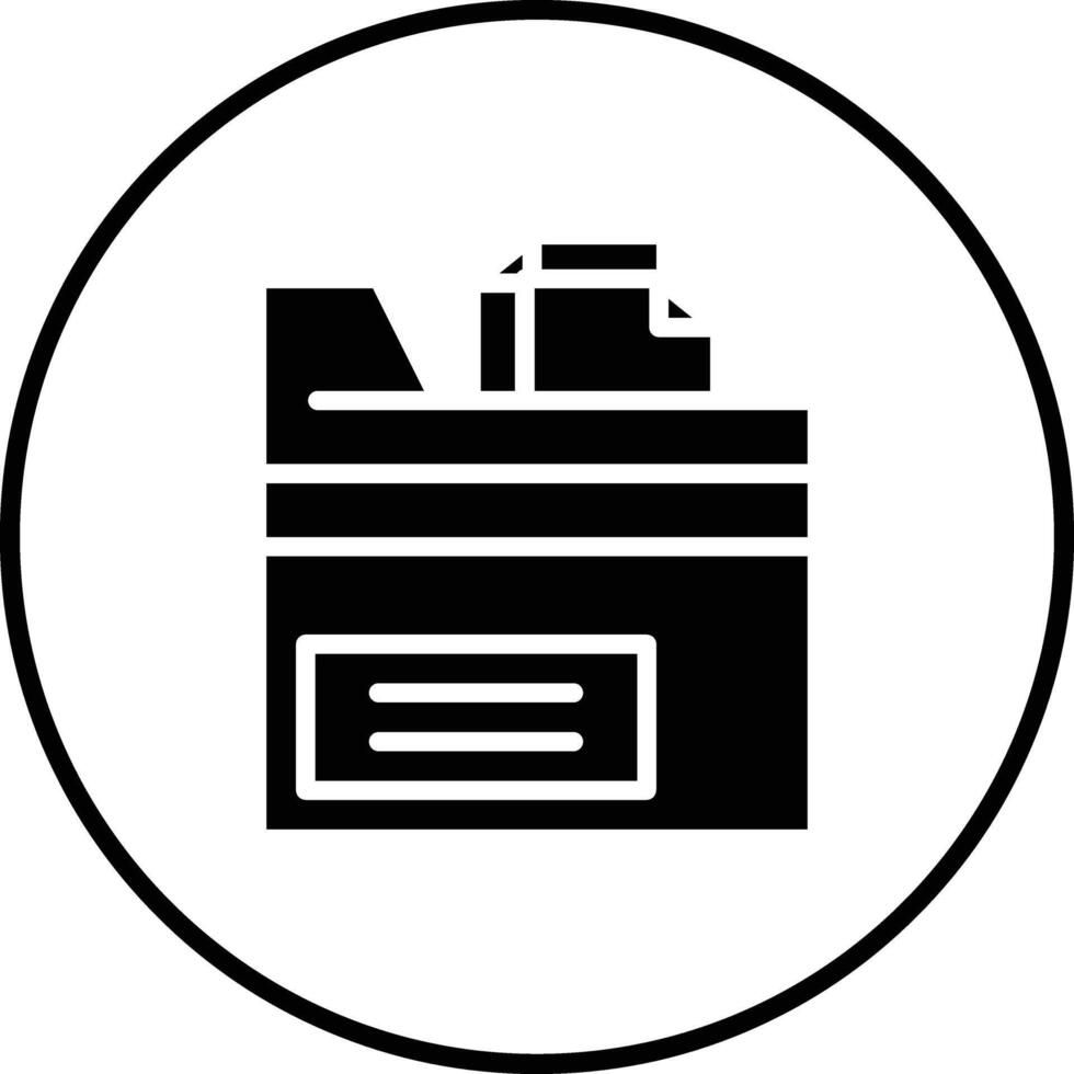 Folder with Files Vector Icon