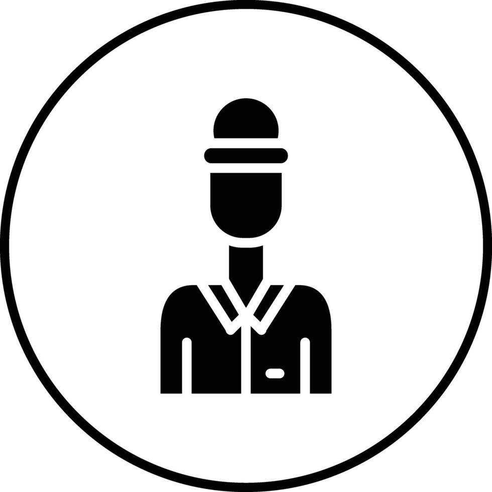 Male Engineer Vector Icon