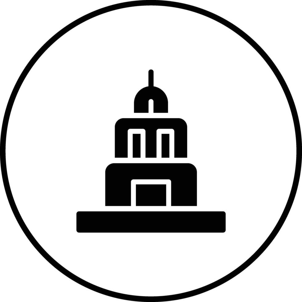 Old Building Vector Icon