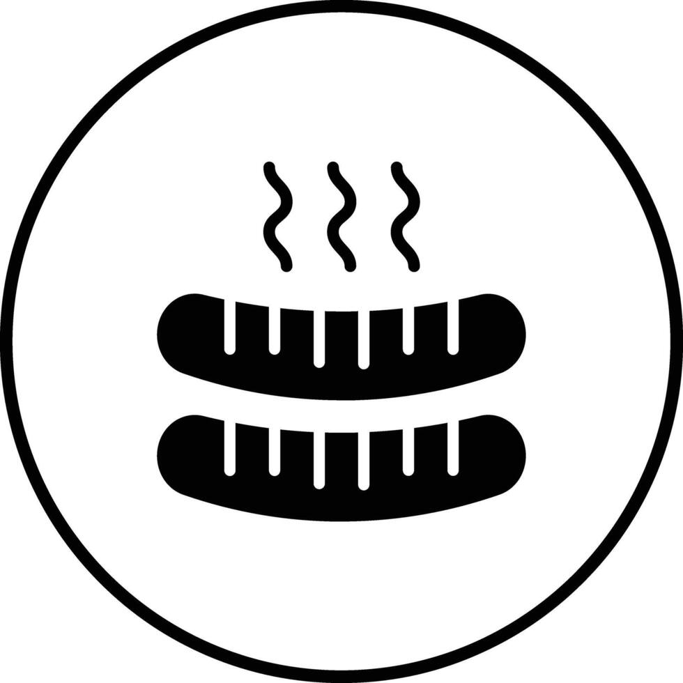 Sausage Vector Icon