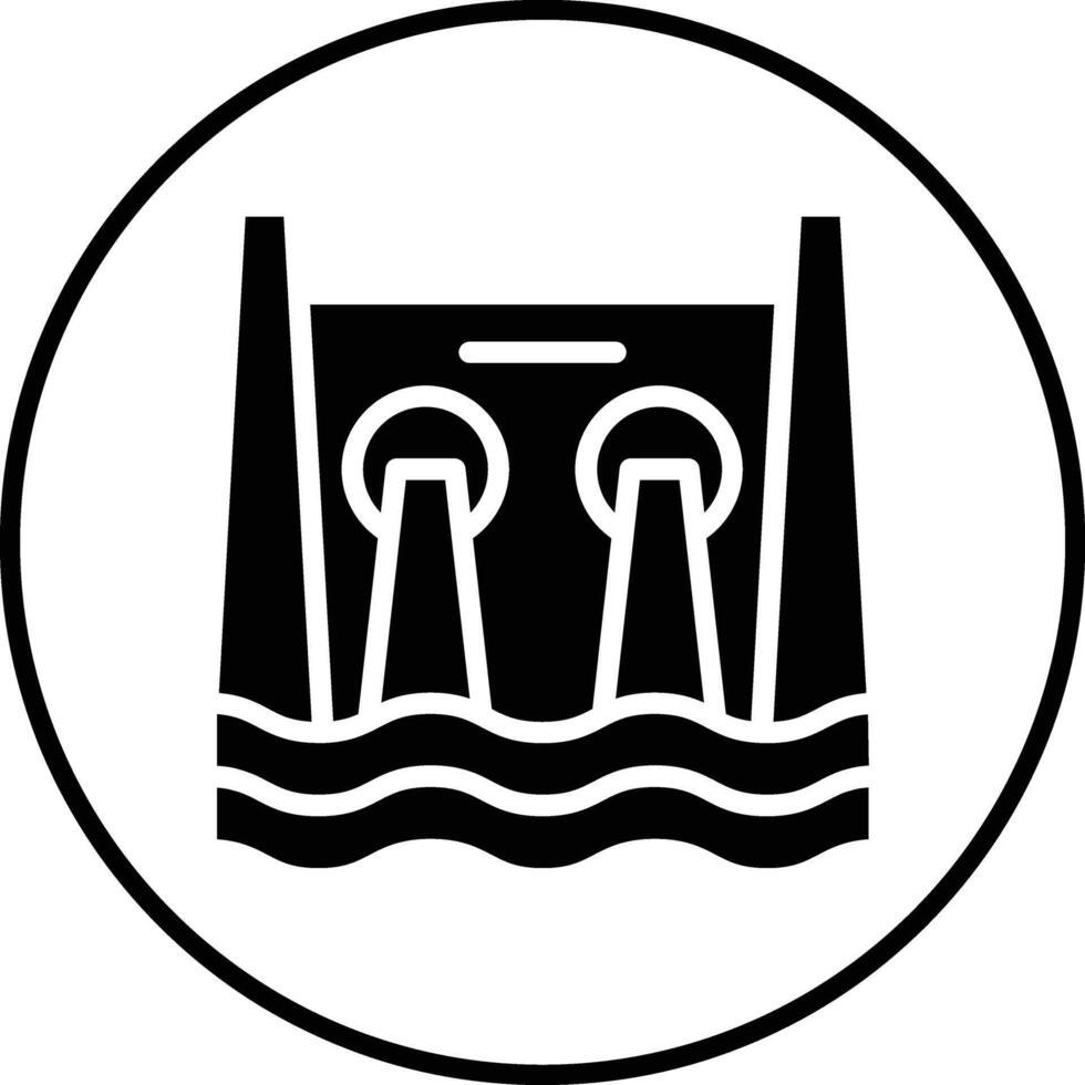 Hydro Power Vector Icon
